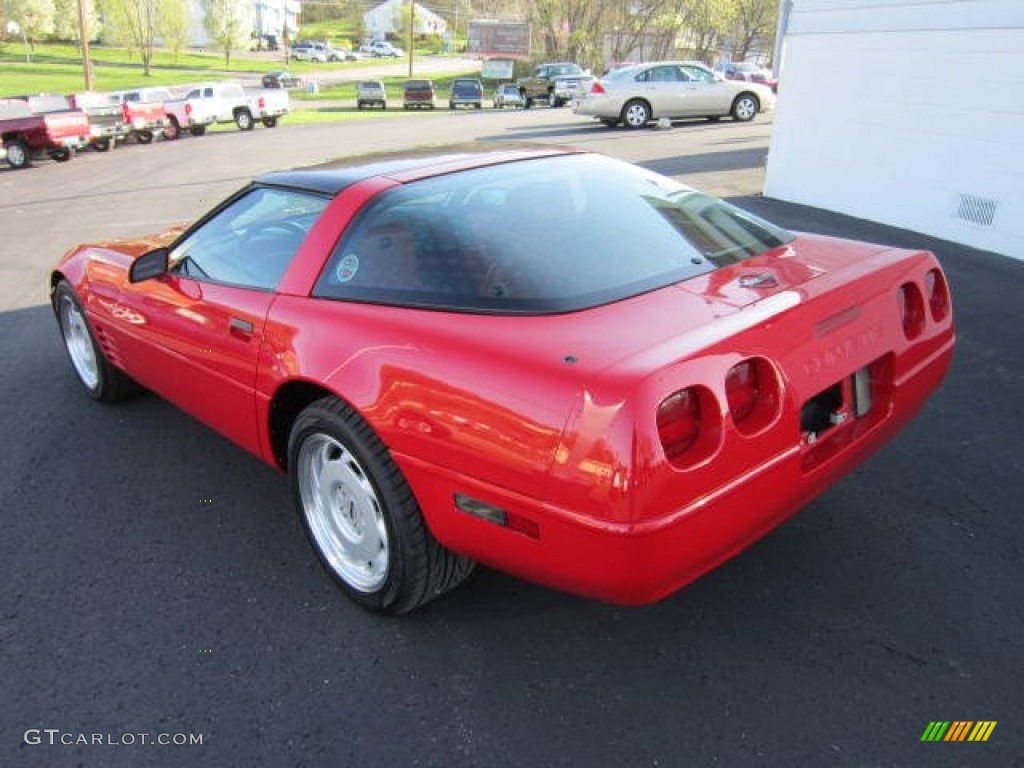 Bright Red 1991 Chevrolet Corvette Coupe Exterior Photo #62988034