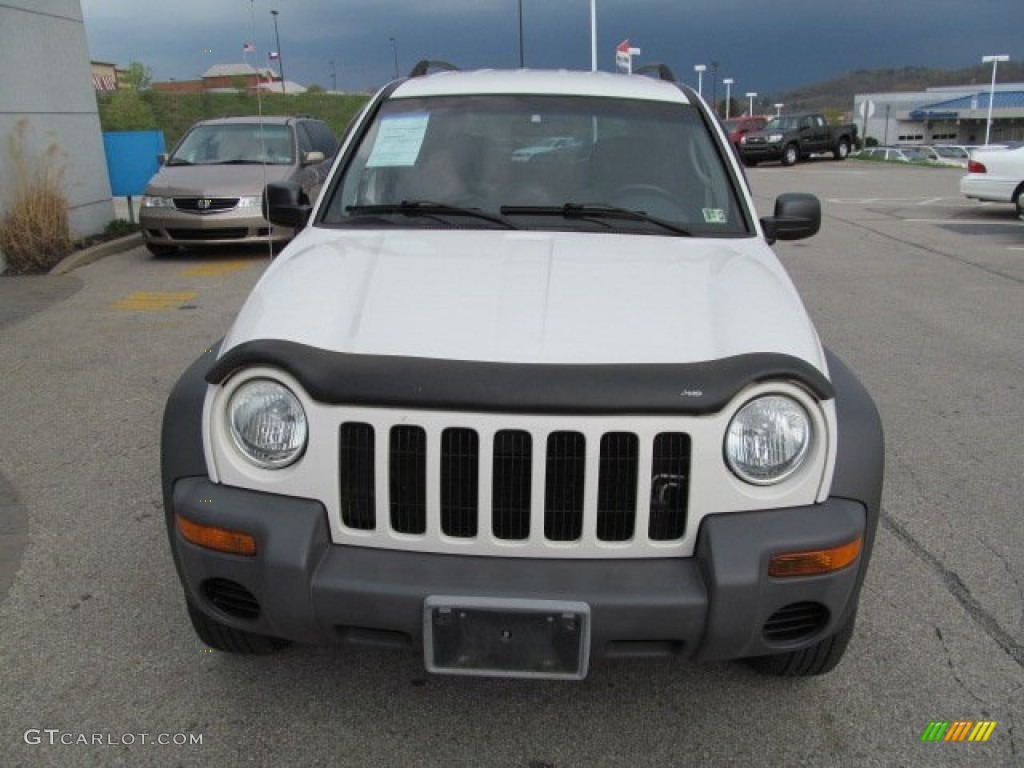 2002 Liberty Sport 4x4 - Stone White / Dark Slate Gray photo #9