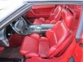 Red Interior Photo for 1991 Chevrolet Corvette #62988107