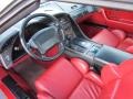 Red Prime Interior Photo for 1991 Chevrolet Corvette #62988116
