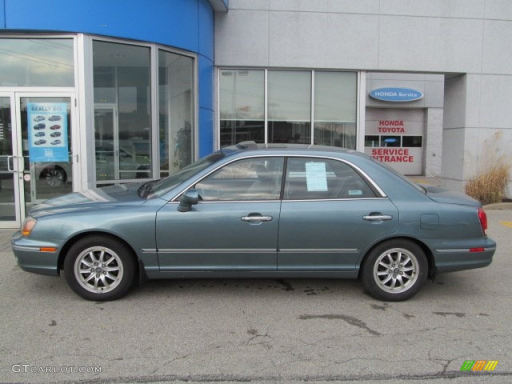 2002 XG350 Sedan - Celadon Green / Beige photo #5