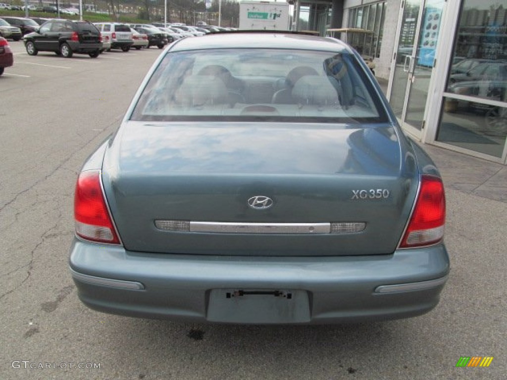 2002 XG350 Sedan - Celadon Green / Beige photo #7