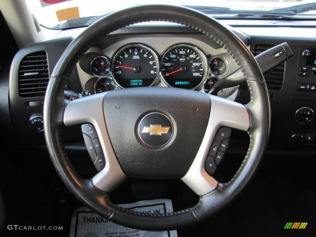 2008 Silverado 1500 LT Crew Cab 4x4 - Blue Granite Metallic / Ebony photo #10