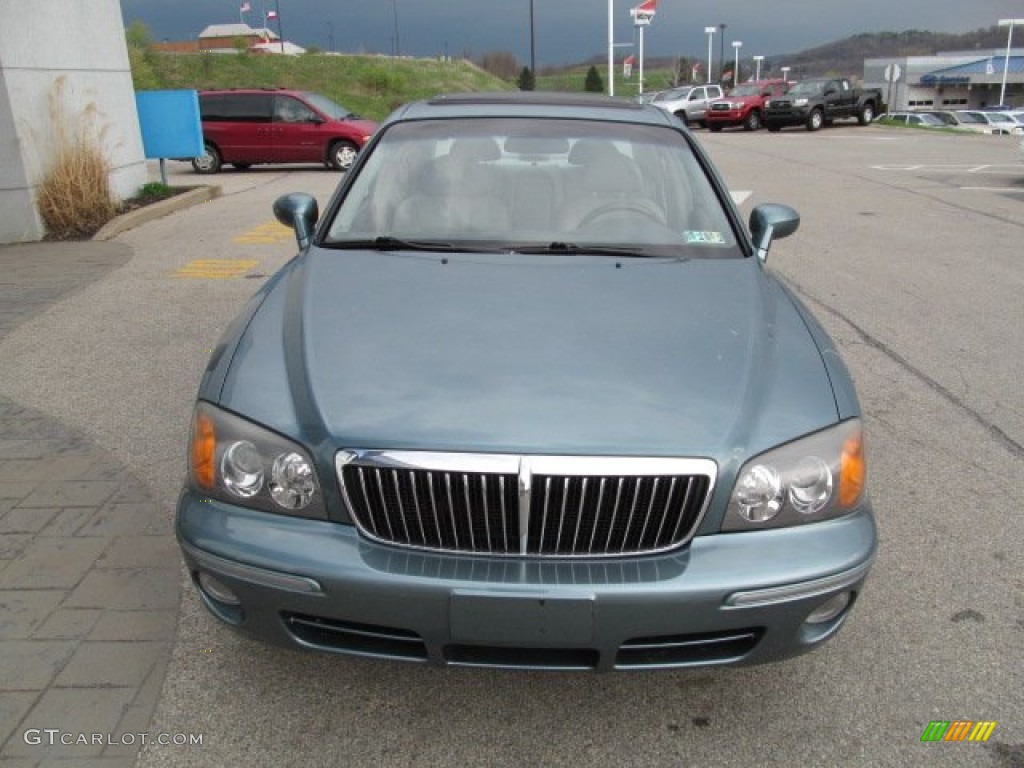 2002 XG350 Sedan - Celadon Green / Beige photo #11
