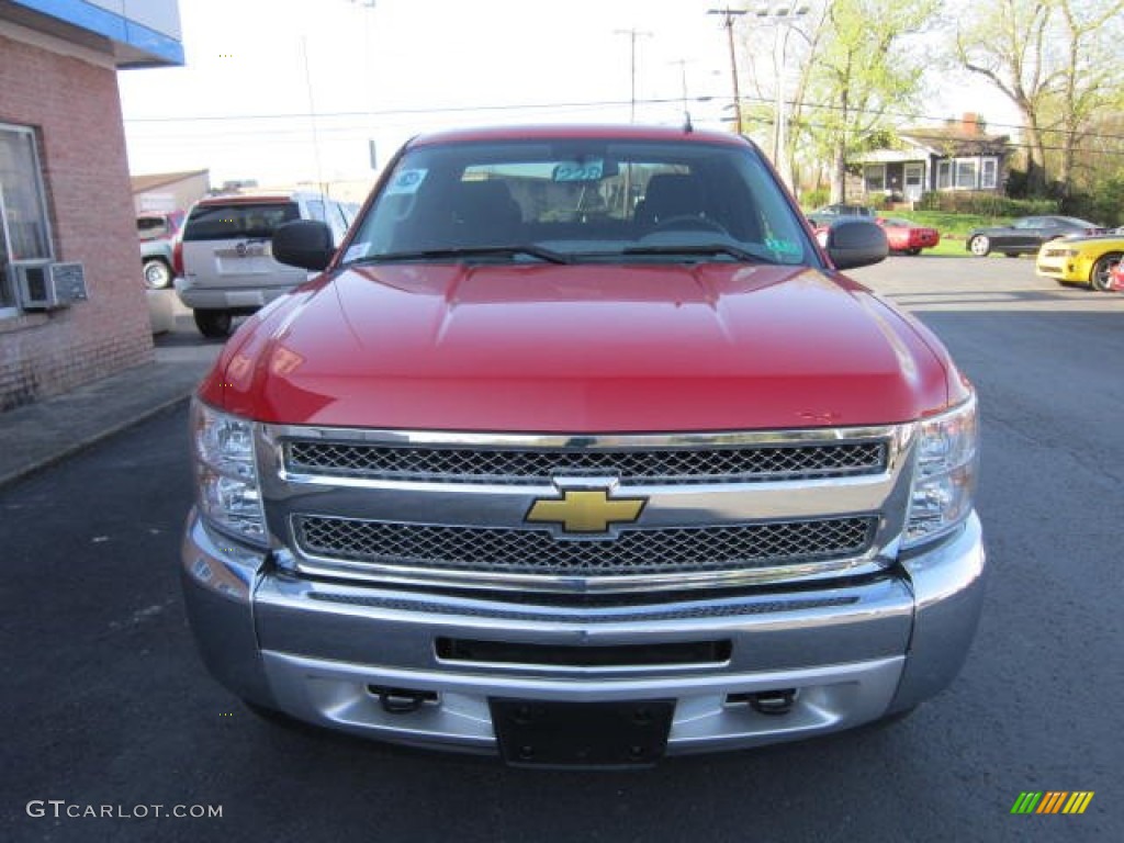 2012 Silverado 1500 LS Extended Cab 4x4 - Victory Red / Dark Titanium photo #2