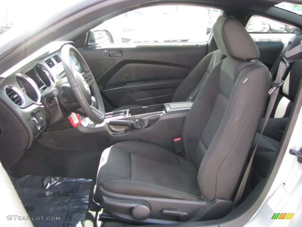 Charcoal Black Interior 2012 Ford Mustang V6 Coupe Photo #62989880