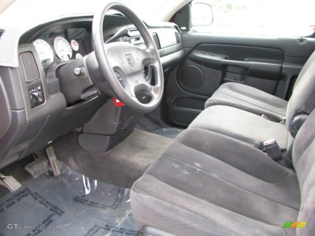 Dark Slate Gray Interior 2003 Dodge Ram 1500 SLT Regular Cab Photo #62990129