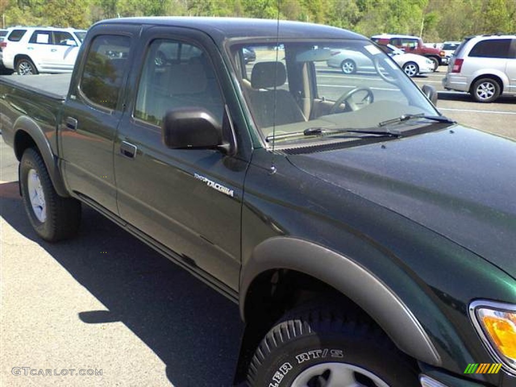 2004 Tacoma V6 PreRunner TRD Double Cab - Imperial Jade Mica / Oak photo #20