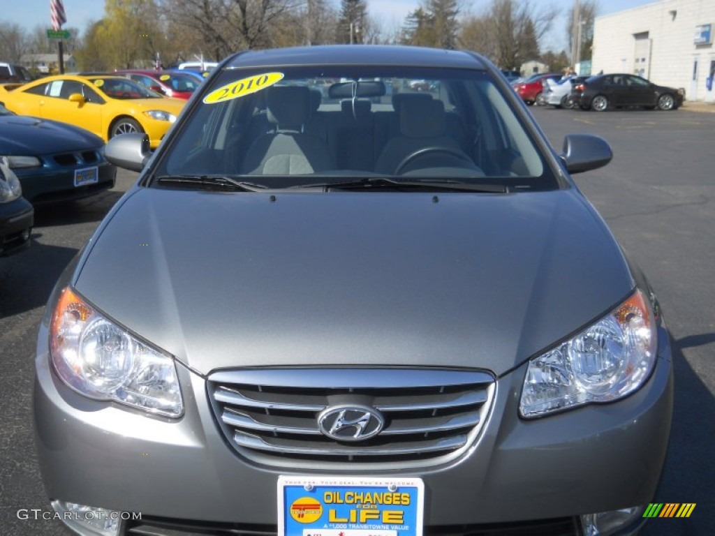 2010 Elantra GLS - Carbon Gray Mist / Gray photo #15