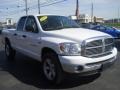 2007 Bright White Dodge Ram 1500 SLT Quad Cab 4x4  photo #16