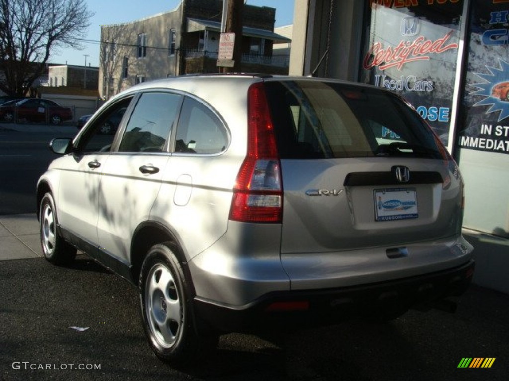 2009 CR-V LX 4WD - Alabaster Silver Metallic / Black photo #4