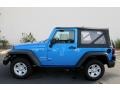 2010 Surf Blue Pearl Jeep Wrangler Sport 4x4  photo #3