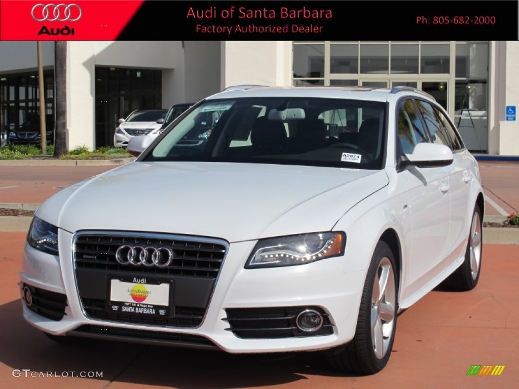 Glacier White Metallic Audi A4