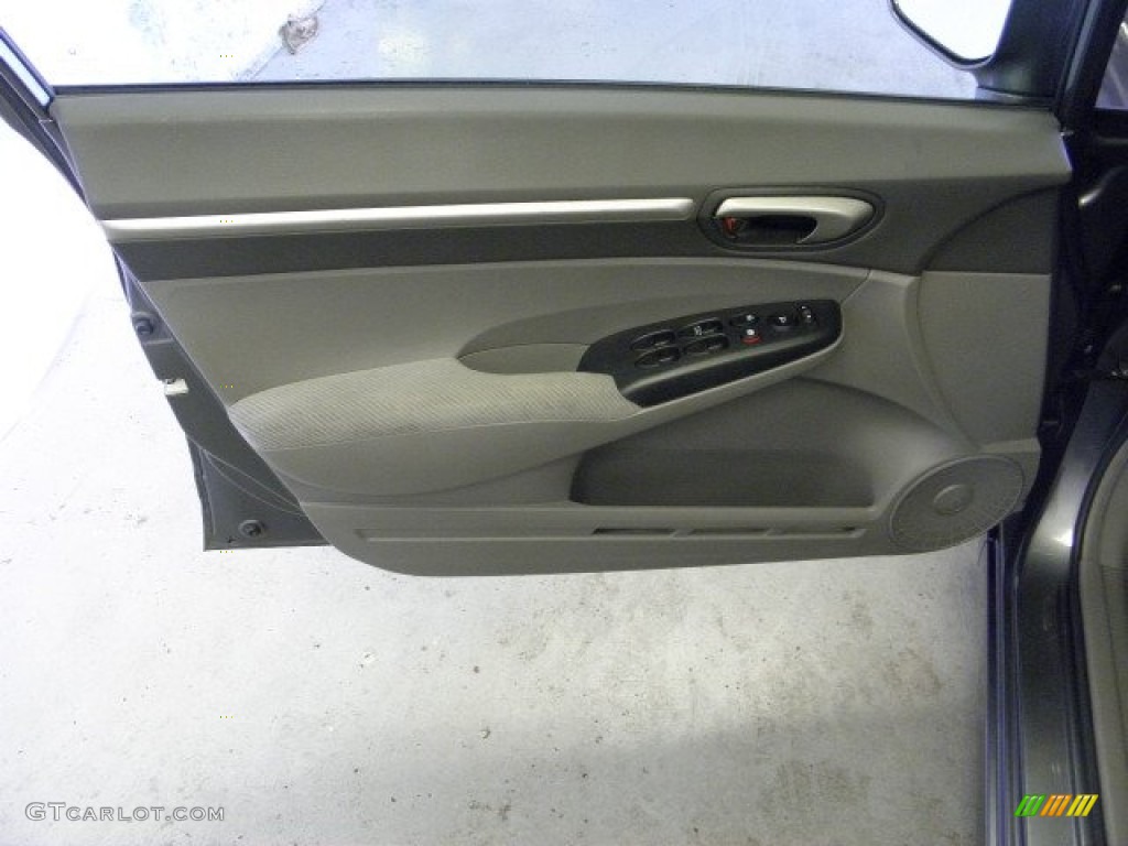 2011 Civic EX Sedan - Polished Metal Metallic / Gray photo #7