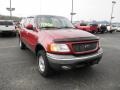 2002 Toreador Red Metallic Ford F150 XLT SuperCrew 4x4  photo #2