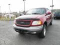 2002 Toreador Red Metallic Ford F150 XLT SuperCrew 4x4  photo #3