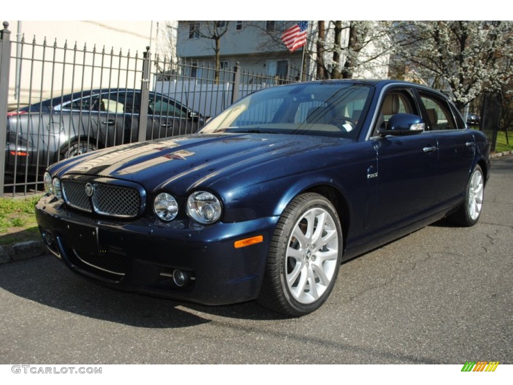 2009 XJ XJ8 L - Indigo Blue / Barley/Mocha photo #1