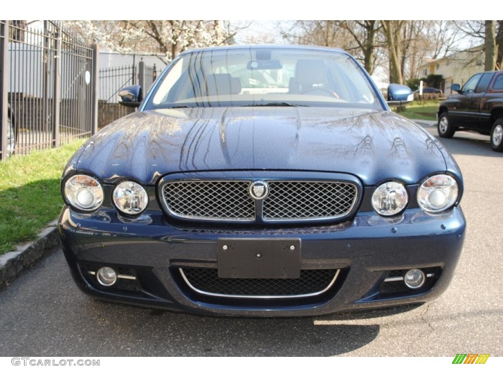 2009 XJ XJ8 L - Indigo Blue / Barley/Mocha photo #2