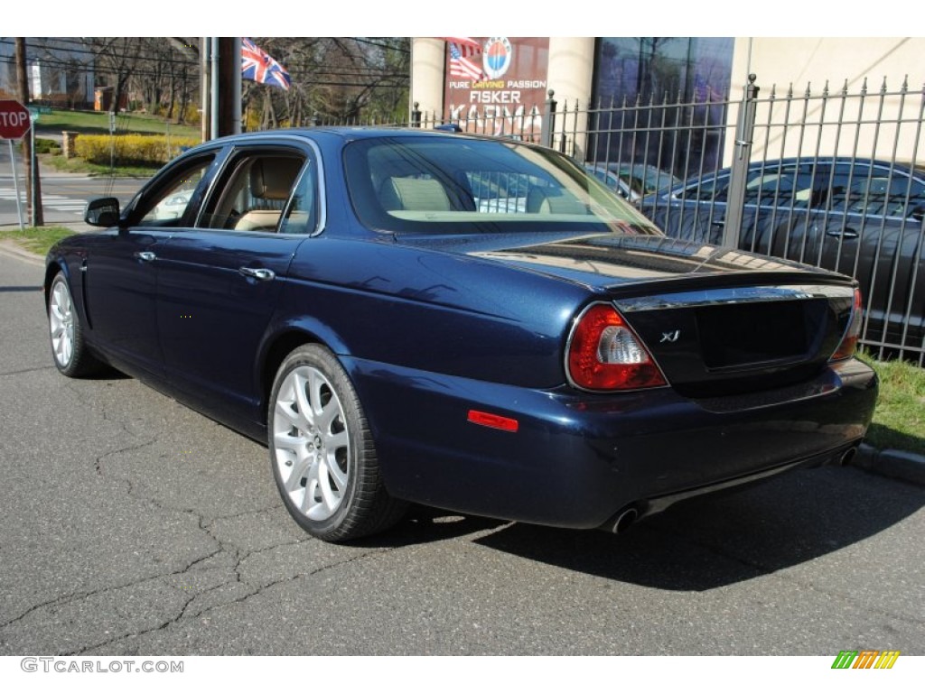 2009 XJ XJ8 L - Indigo Blue / Barley/Mocha photo #4