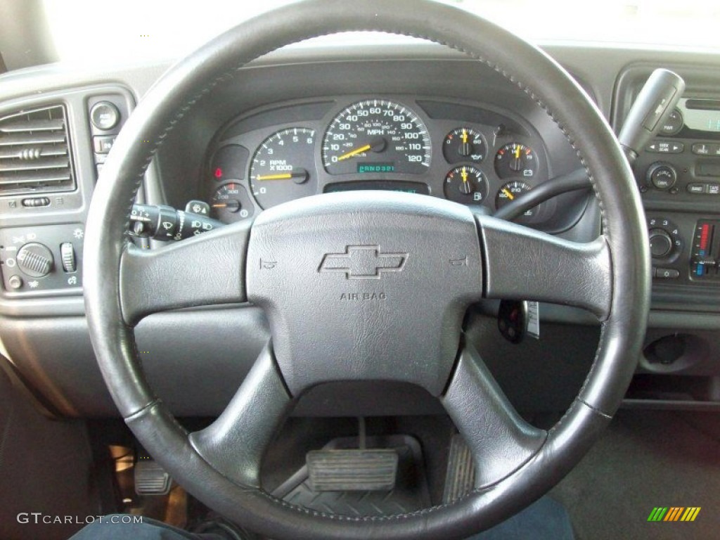 2003 Silverado 1500 LS Crew Cab 4x4 - Light Pewter Metallic / Dark Charcoal photo #22