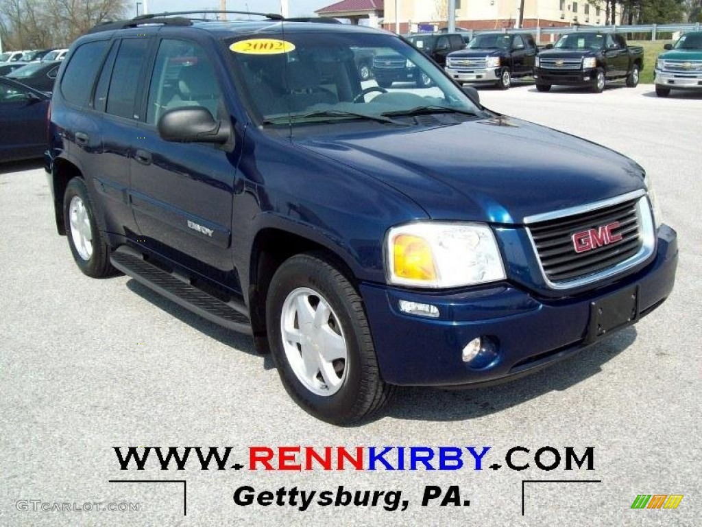 2002 Envoy SLE 4x4 - Indigo Blue Metallic / Medium Pewter photo #1