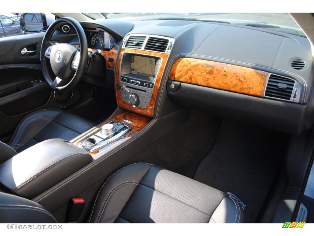 2010 Jaguar XK XK Convertible Warm Charcoal Dashboard Photo #63001847