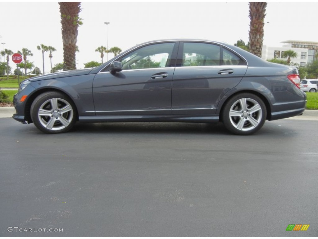 Steel Grey Metallic 2011 Mercedes-Benz C 300 Sport Exterior Photo #63001988