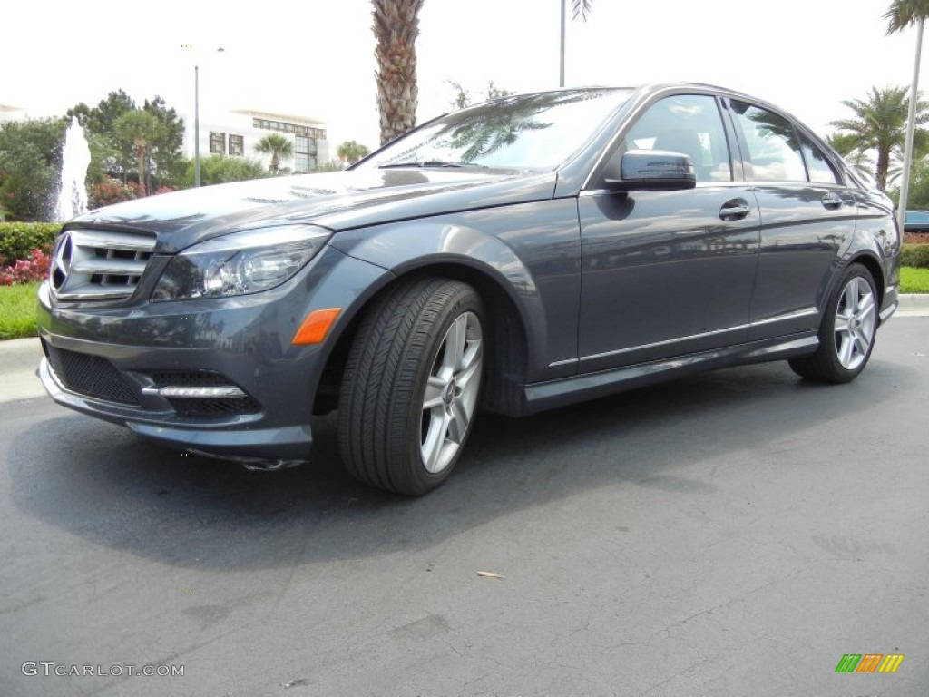 Steel Grey Metallic 2011 Mercedes-Benz C 300 Sport Exterior Photo #63001997