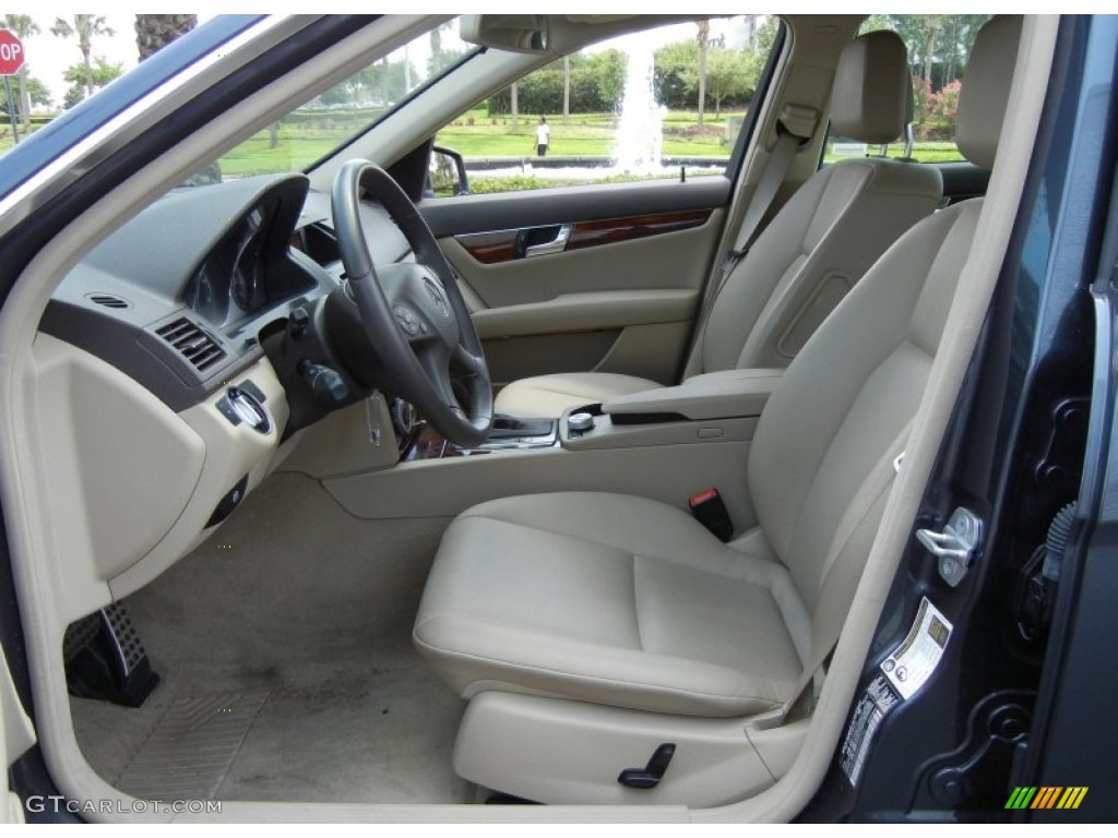 Almond/Mocha Interior 2011 Mercedes-Benz C 300 Sport Photo #63002078