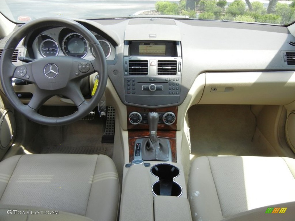 2011 Mercedes-Benz C 300 Sport Almond/Mocha Dashboard Photo #63002150