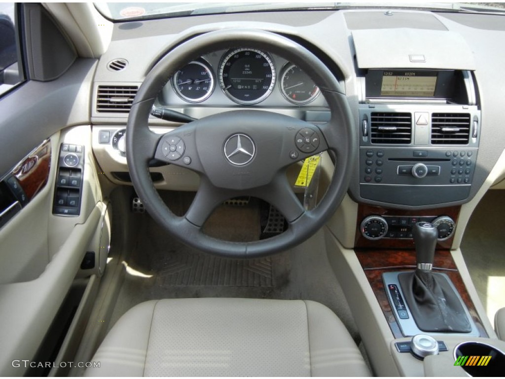 2011 Mercedes-Benz C 300 Sport Almond/Mocha Dashboard Photo #63002159