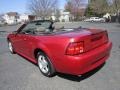 2002 Laser Red Metallic Ford Mustang V6 Convertible  photo #5
