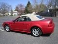 2002 Laser Red Metallic Ford Mustang V6 Convertible  photo #15