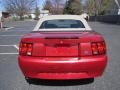 2002 Laser Red Metallic Ford Mustang V6 Convertible  photo #18