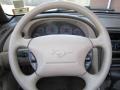 Medium Parchment 2002 Ford Mustang V6 Convertible Steering Wheel