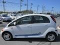 Diamond White Pearl/Ocean Blue 2012 Mitsubishi i-MiEV SE Exterior