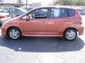 2008 Blaze Orange Metallic Honda Fit Sport  photo #9