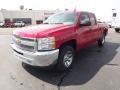 2012 Victory Red Chevrolet Silverado 1500 LS Extended Cab  photo #1