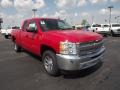 2012 Victory Red Chevrolet Silverado 1500 LS Extended Cab  photo #3