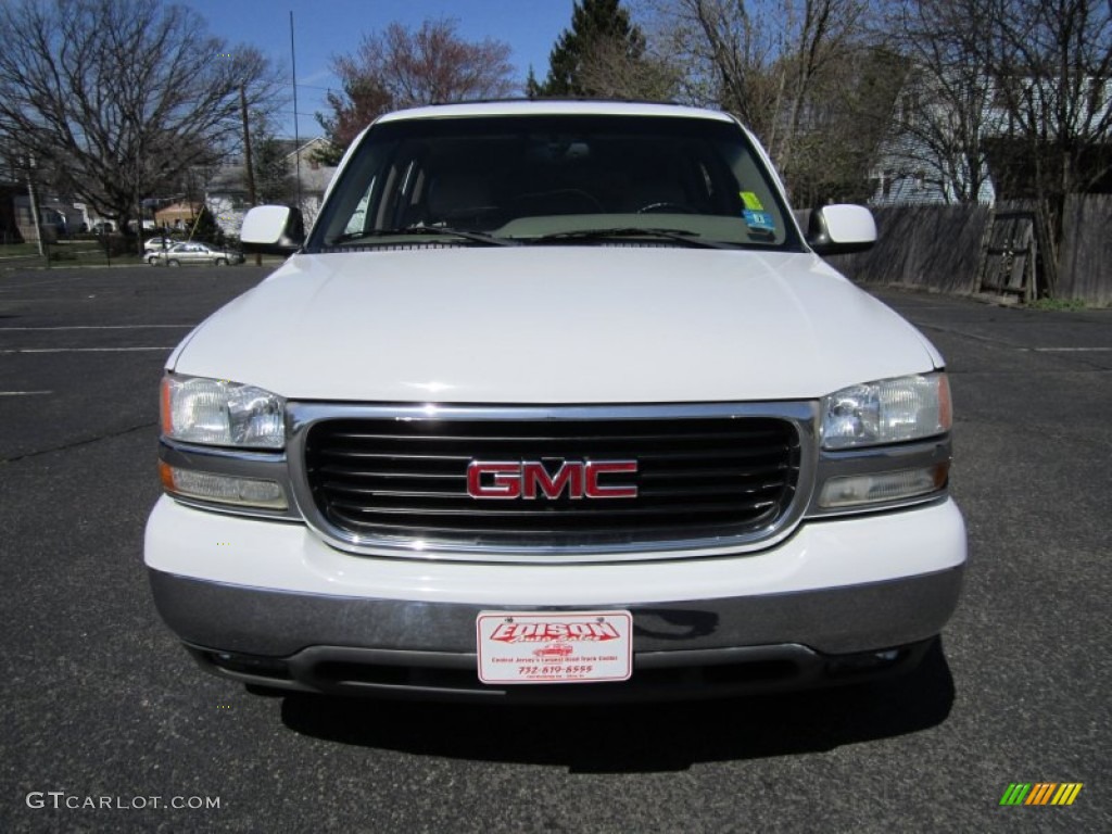 2001 Yukon XL SLT 4x4 - Summit White / Neutral Tan/Shale photo #12