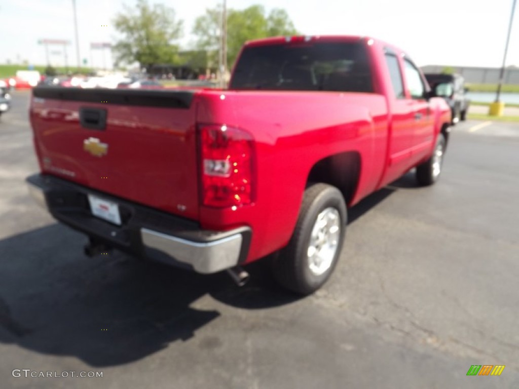 2012 Silverado 1500 LT Extended Cab - Victory Red / Ebony photo #5
