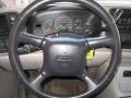 2001 GMC Yukon Neutral Tan/Shale Interior Steering Wheel Photo