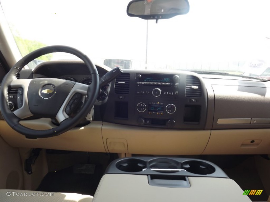 2012 Silverado 1500 LT Crew Cab - Summit White / Light Cashmere/Dark Cashmere photo #10