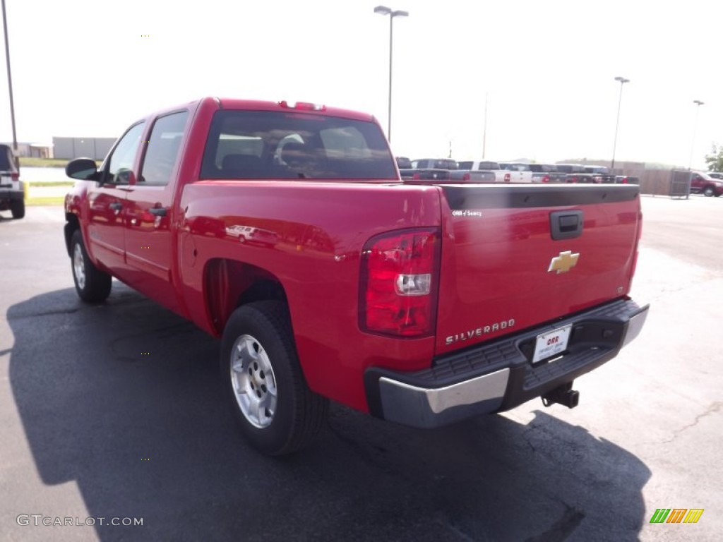 2012 Silverado 1500 LT Crew Cab - Victory Red / Light Cashmere/Dark Cashmere photo #7