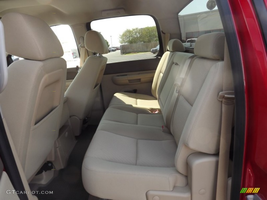 2012 Silverado 1500 LT Crew Cab - Victory Red / Light Cashmere/Dark Cashmere photo #14