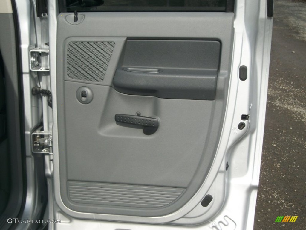 2008 Ram 1500 Big Horn Edition Quad Cab 4x4 - Bright Silver Metallic / Medium Slate Gray photo #27