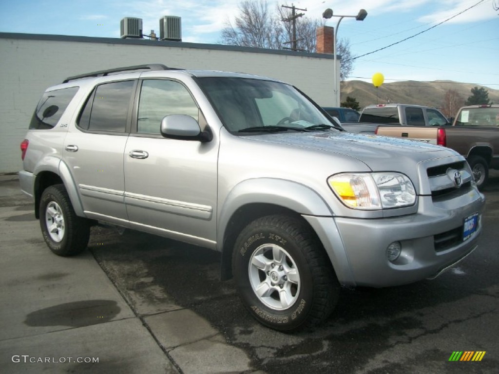 Silver Sky Metallic Toyota Sequoia