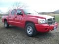 2007 Inferno Red Crystal Pearl Dodge Dakota ST Quad Cab 4x4  photo #1