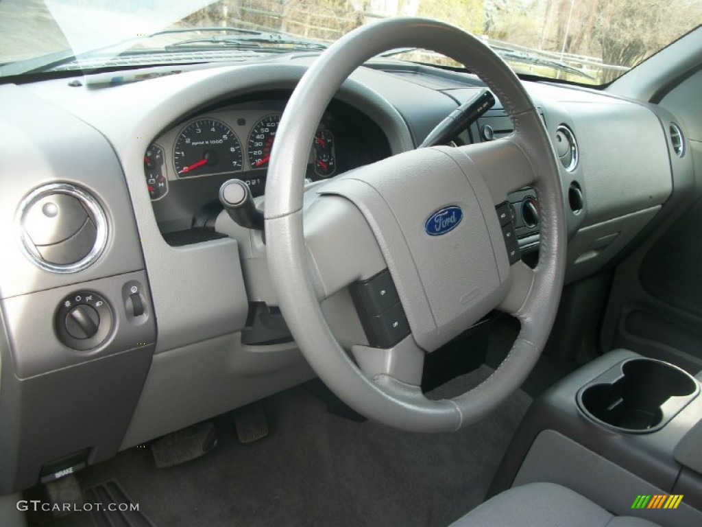 2006 F150 XLT SuperCrew 4x4 - Black / Medium/Dark Flint photo #8
