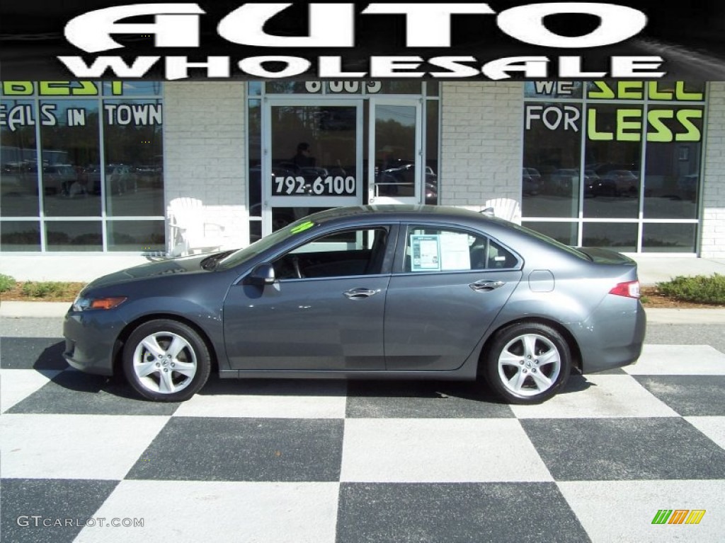 2009 TSX Sedan - Polished Metal Metallic / Taupe photo #1